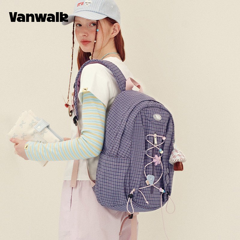 VANWALK/出走高颜值大容量书包女图片
