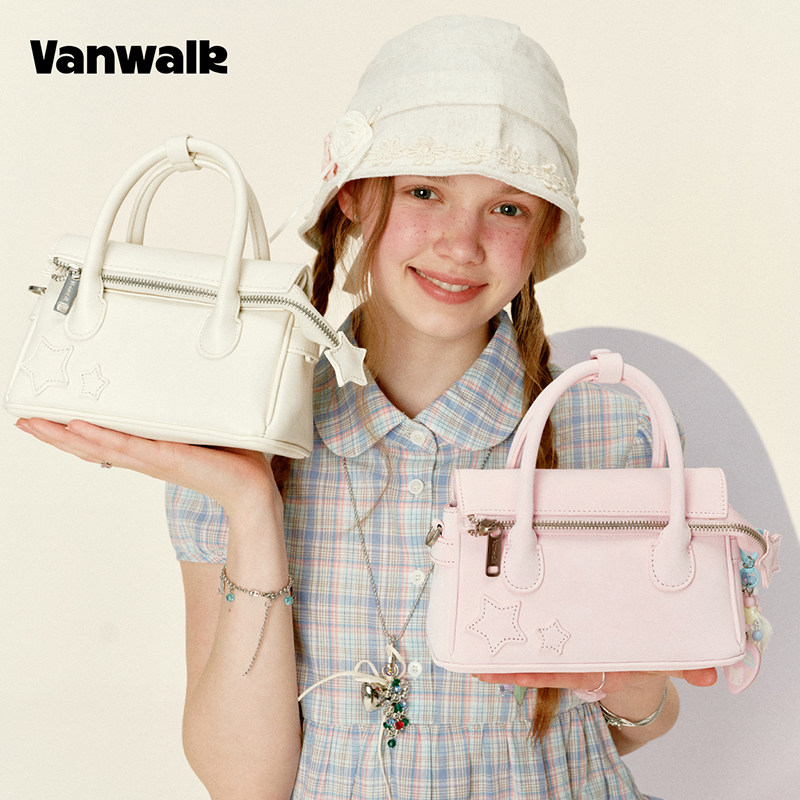 VANWALK/出走高级感单肩斜挎包女
