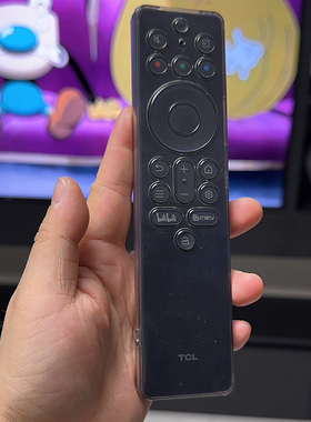 防尘套适用于TCL雷鸟雀5电视遥控器保护套雀4鹏6鹏7鹤6pro遥控套