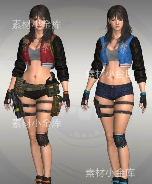 《sudden attack 2》突击风暴2性感女主max 官方骨骼绑定!