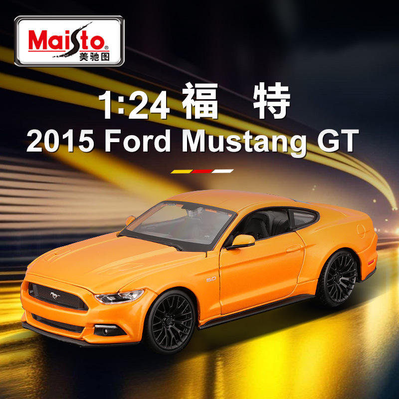 新款 美驰图1:24福特Mustang GT汽型仿真合金车模男孩玩
