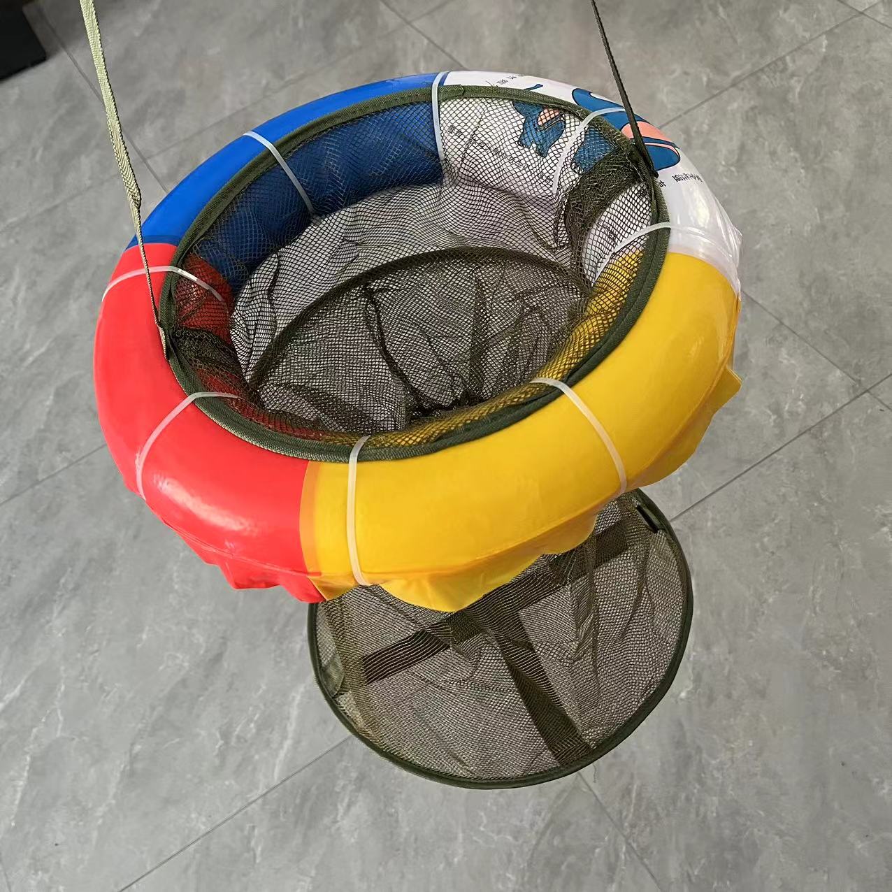 潜水专用护泡沫可漂浮鱼篓赶海网兜防爬出抓螃蟹装螺八爪鱼水下护