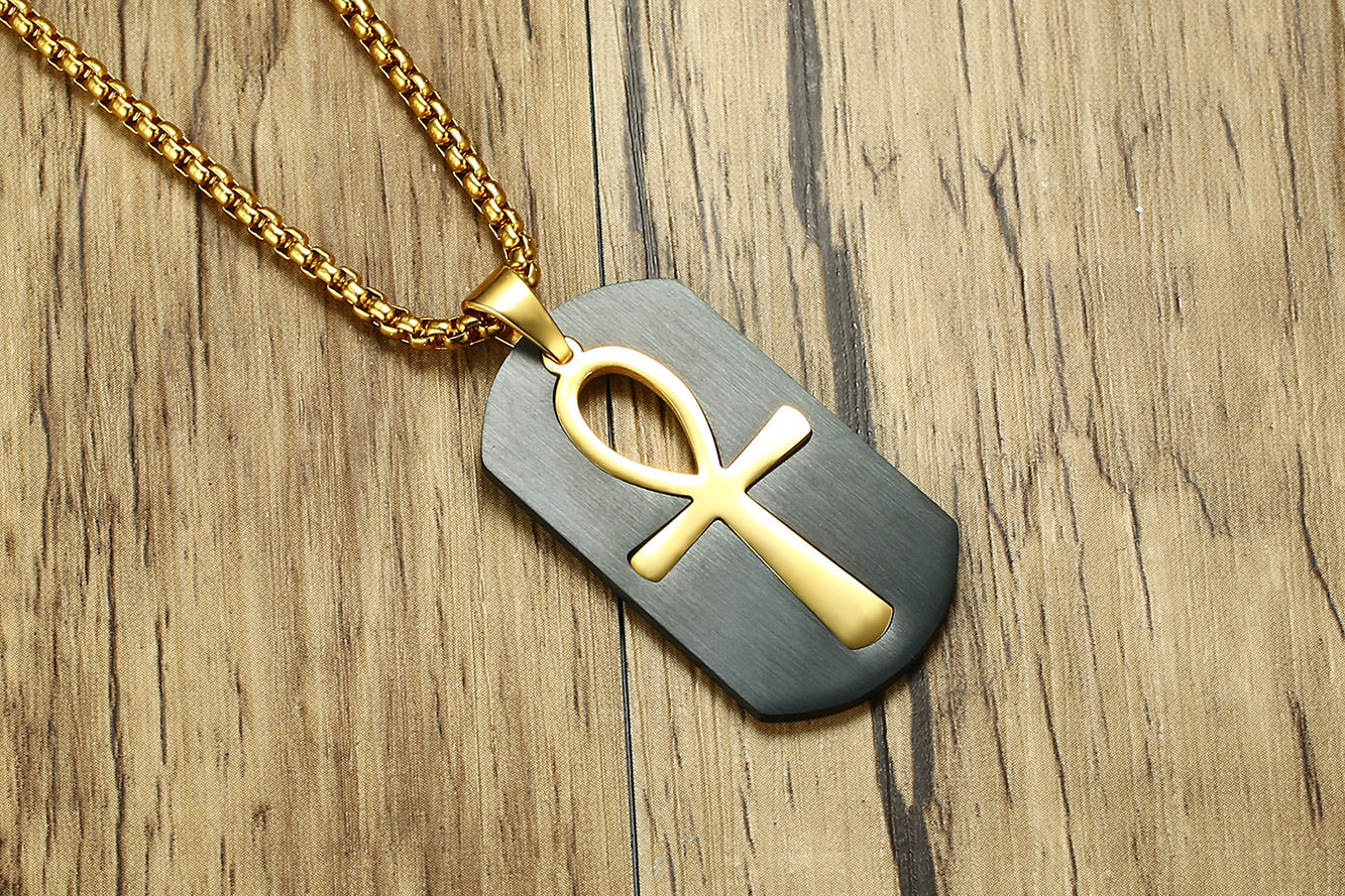 2016新品上市 45mm不锈钢生命之符吊坠 埃及安卡吊坠 pn-623