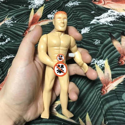 macho man愚人节礼物飞机肌肉男搞怪整蛊玩具发条玩具创意沙雕