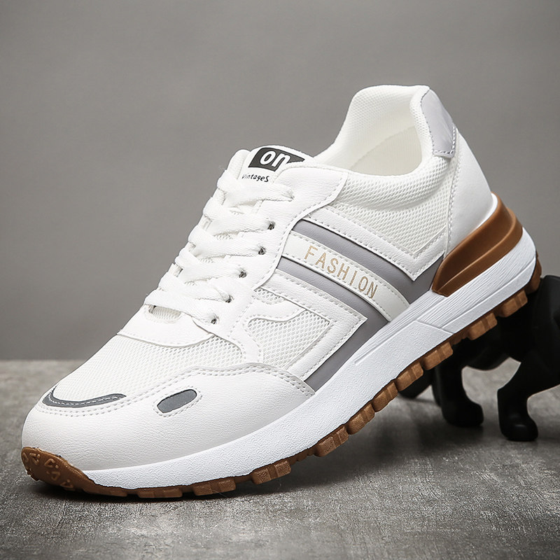 X1738P48春季新款小白鞋男韩版低帮透气耐磨男士板鞋休闲男鞋,男鞋休闲鞋,星座510A-2