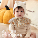 口水巾婴儿小围嘴a类纯棉防水新生婴幼儿男女宝宝防吐奶围兜围脖