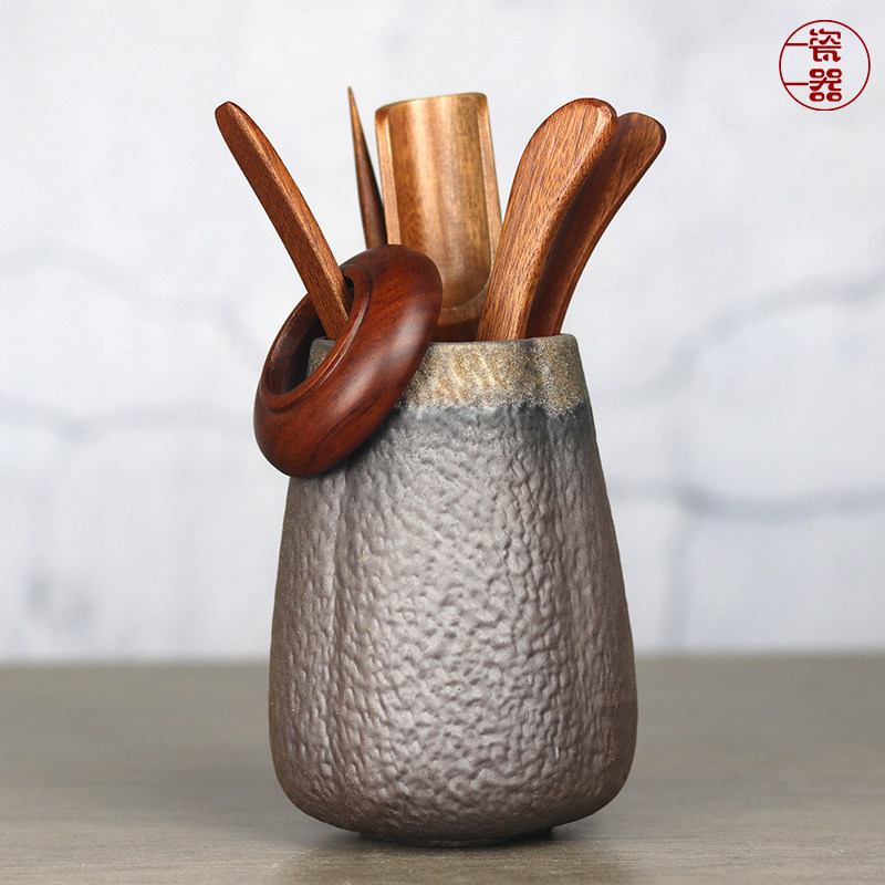 中式茶道六君子套装古早烧茶具图片