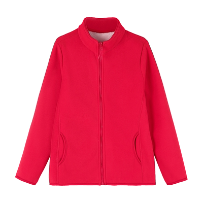 秋冬摇粒抓绒衣女长袖