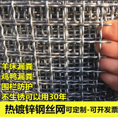 加粗钢丝网羊床热镀锌筛沙玉米网
