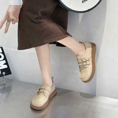 真皮复古精致舒适软底勃肯鞋