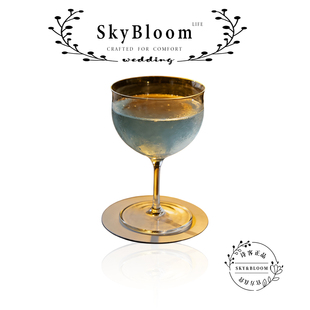 SkyBloom诗客日式创意香槟杯轻奢高档香槟高脚杯起泡酒杯子高颜值