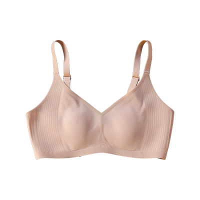 日本无痕内衣女软支撑聚拢防下垂