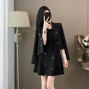 小香风套装 春秋高级感气质名媛高端小个子两件套裙子 裙女2025新款