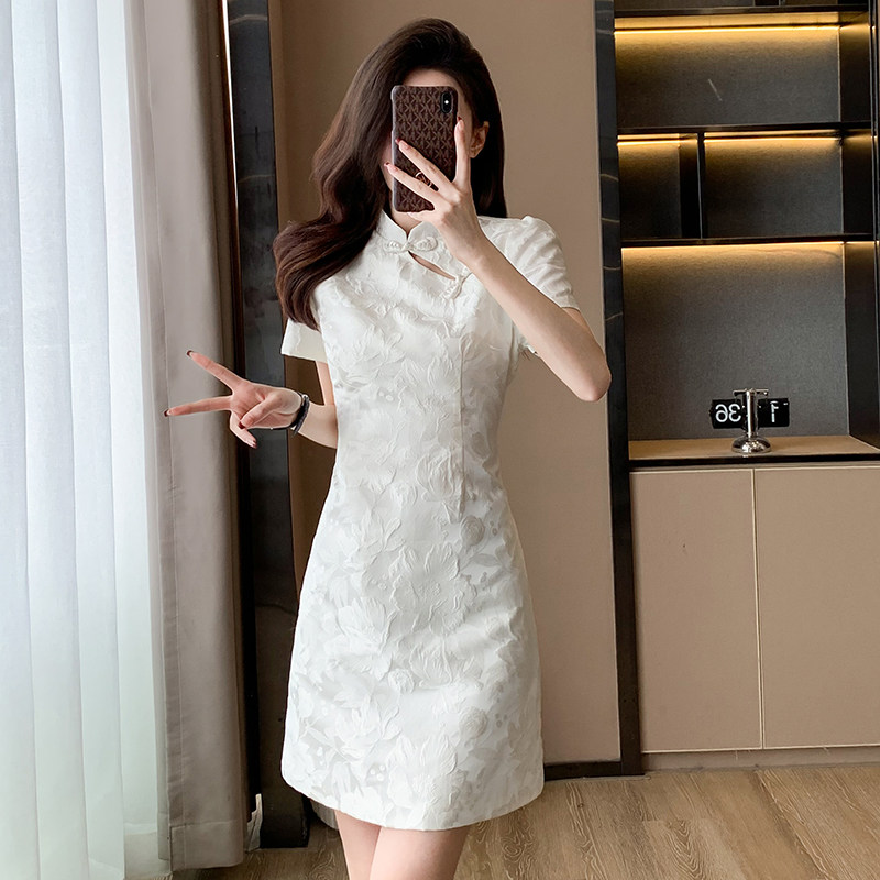 2026新款夏季气质显瘦改良旗袍新中式国风小个子连衣裙高级感裙子