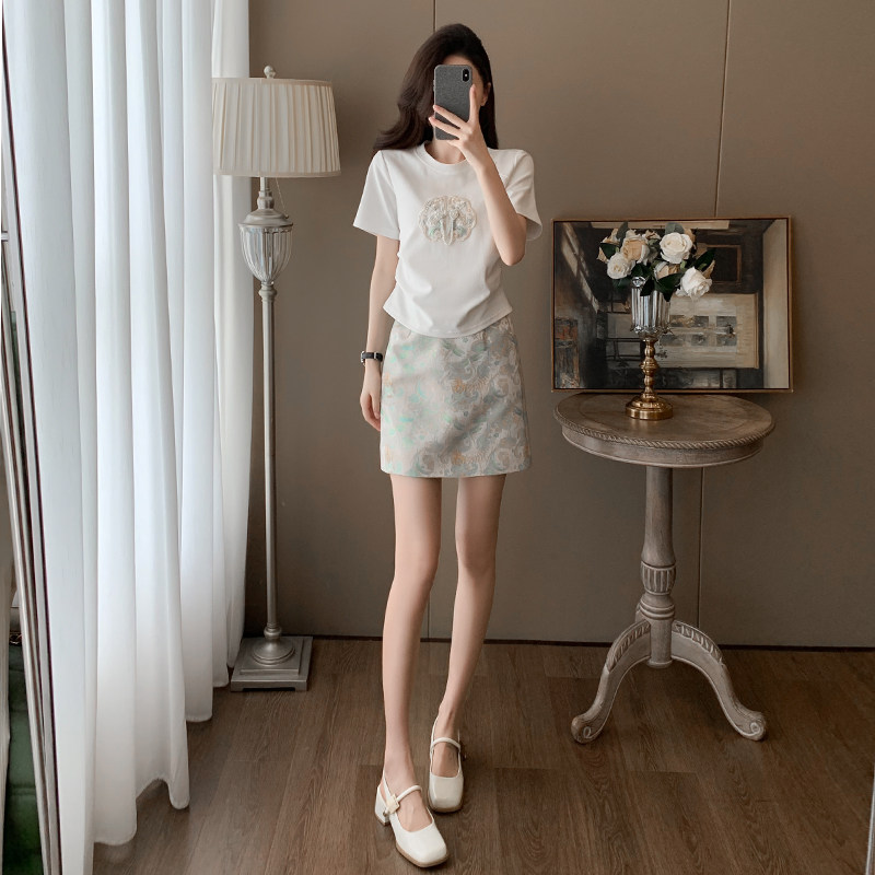 小香风套装女2025年夏季新款高级感气质时尚搭配一整半身裙两件套,女装/女士精品,时尚套装,淘宝优惠券,粉丝福利购,淘宝优惠卷