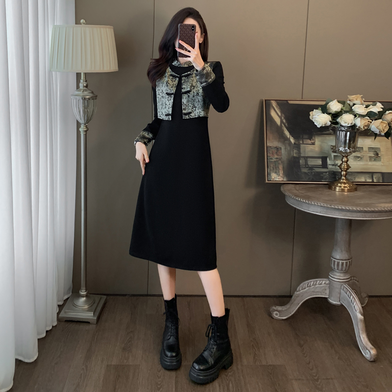 新中式连衣裙女2024年春季新款