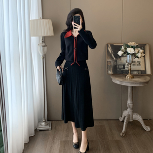 小香风套装裙女2025新款秋季高级感气质名媛高端小洋装两件套裙子