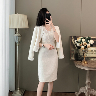 秋套装 小香风外套高级感减龄高端两件套裙子早秋连衣裙 女2025新款