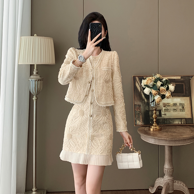 小香风套装裙女2025新款