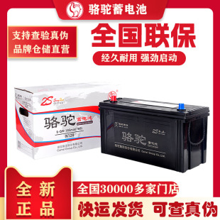 骆驼蓄电池12v铅酸免维护启动电瓶45ah60ah80ah100ah汽车货车叉车