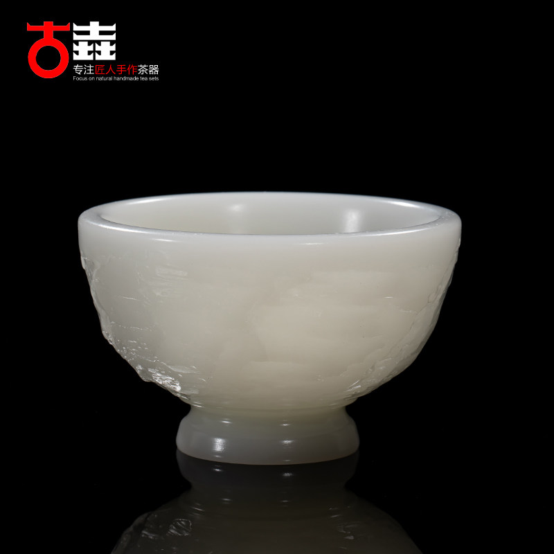 省级大师手工冰玉瓷茶杯