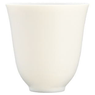 古垚/许瑞卿明皿手工德化白瓷茶杯功夫品茗杯薄胎主人杯/花韵杯