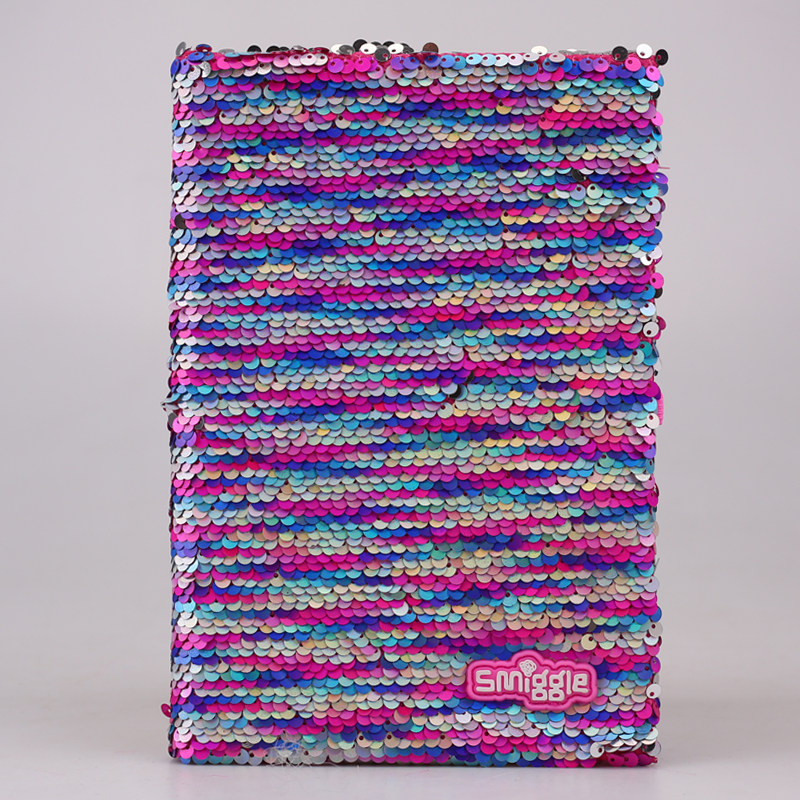 호주 밀항 아동용 양면 스팽글 녹색 축구 공책[남학생 및 여학생용]