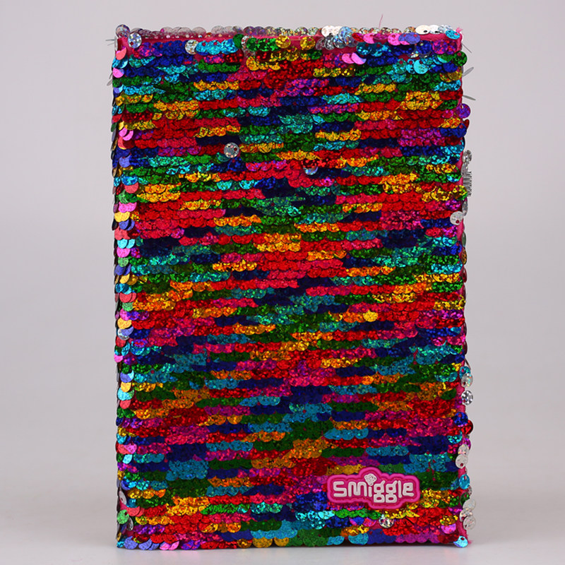 호주 밀항 아동용 양면 스팽글 녹색 축구 공책[남학생 및 여학생용]