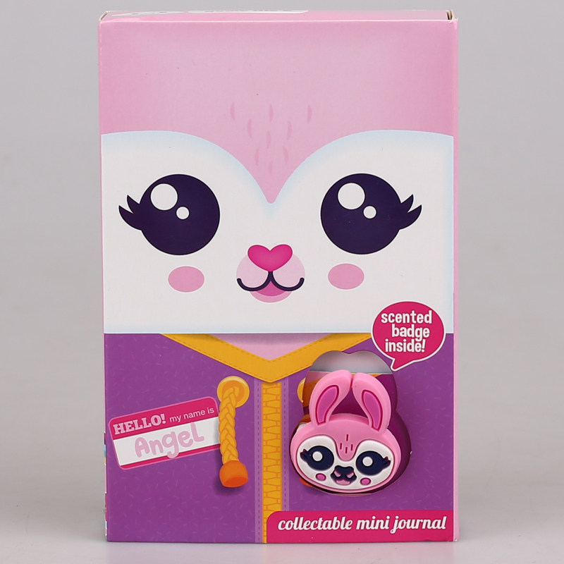 재미있는 향기 스티커가 포함된 호주 스미글 핑크 토끼 수집용 미니 160페이지 다이어리