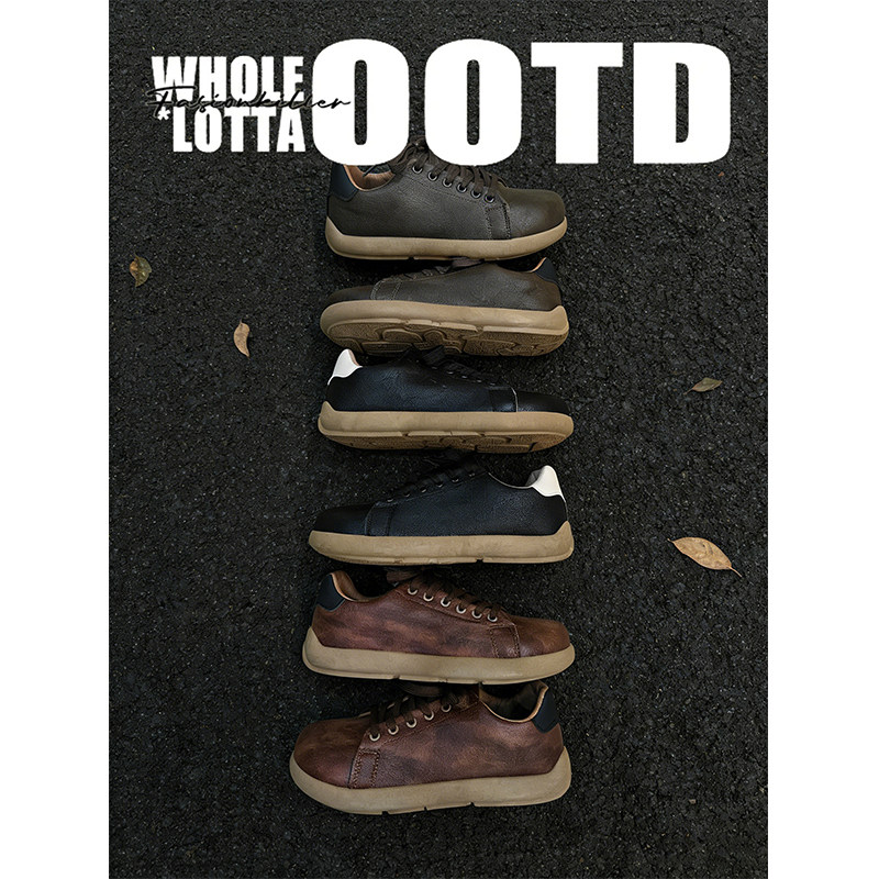 NewRockStarChoppa 复古皮面勃肯板鞋男款秋冬百搭休闲小众德训鞋,流行男鞋,单鞋,淘宝优惠券,粉丝福利购,淘宝优惠卷