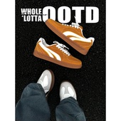 NewRockstarChoppa 休闲百搭复古学生板鞋 高级感情侣德训鞋 男秋季