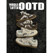 复古刺绣百搭德训鞋 男款 春季 NewRockStarChoppa 软底休闲学生板鞋