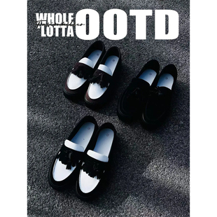 春季 男款 季 一脚蹬懒人鞋 NewRockstarChoppa 英伦流苏扣板鞋 乐福鞋