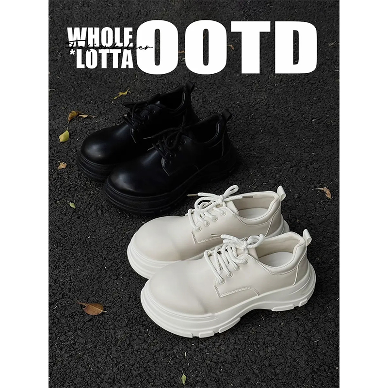 NewRockstarChoppa 米奇大头德比鞋男款秋冬Cleanfit增高休闲皮鞋