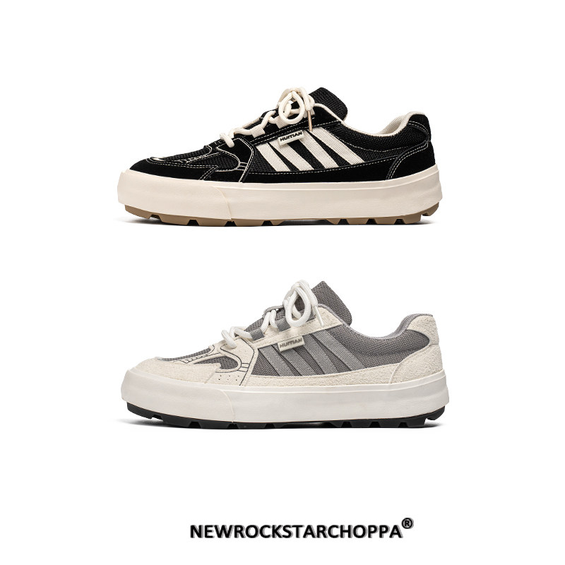 NewRockstarChoppa 厚底小众设计板鞋男款夏季透气翘底帆布休闲鞋,流行男鞋,休闲板鞋,淘宝优惠券,粉丝福利购,淘宝优惠卷