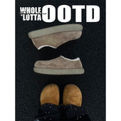 NewRockstarChoppa 男款 冬季 一脚蹬保暖棉鞋 大土豆厚底加绒勃肯鞋