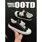 春季 Cleanfit穿搭休闲厚底板鞋 新款 男士 帆布鞋 NewRockStarChoppa