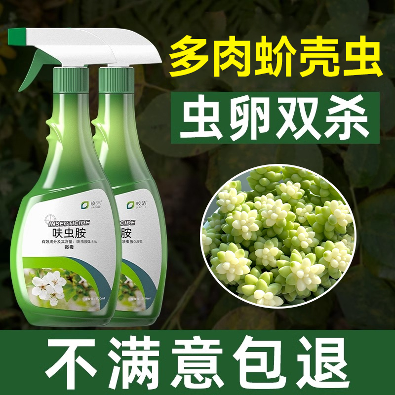 多肉蚧壳虫专用杀虫剂介壳虫杀虫剂兰花疥虫花卉植物除虫药非特效