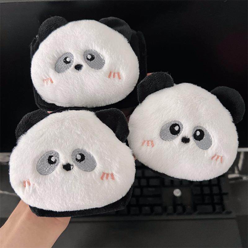 卡通熊猫零钱包可爱便携式迷你随身带圆形耳机包创意新款证件卡包,节庆用品/礼品,创意零钱包,淘宝优惠券,粉丝福利购,淘宝优惠卷