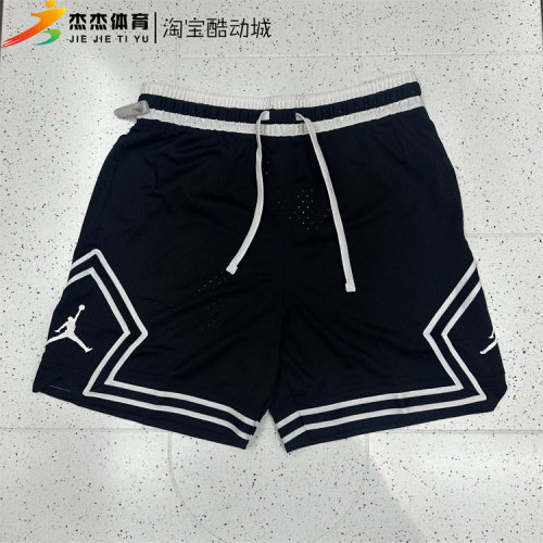 Jordan男子潮流篮球训练运动休闲速干透气五分短裤DX1488-010 100