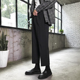 九分裤 工装 西裤 ins直筒休闲裤 宽松阔腿裤 男士 男港风潮流大码 韩版