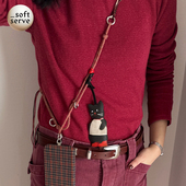 斜挎背 可调节手机挂绳长款 SoftServe柔软供应 再想想小黑猫