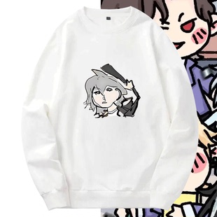 崩铁通缉令周边星穹游戏三月七丹恒刃二次元男情侣可定制圆领卫衣