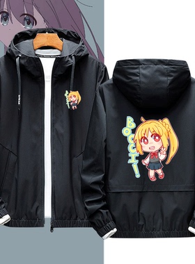 孤独摇滚漫画周边山田凉虹夏后藤一里cos男情侣定制连帽夹克外套