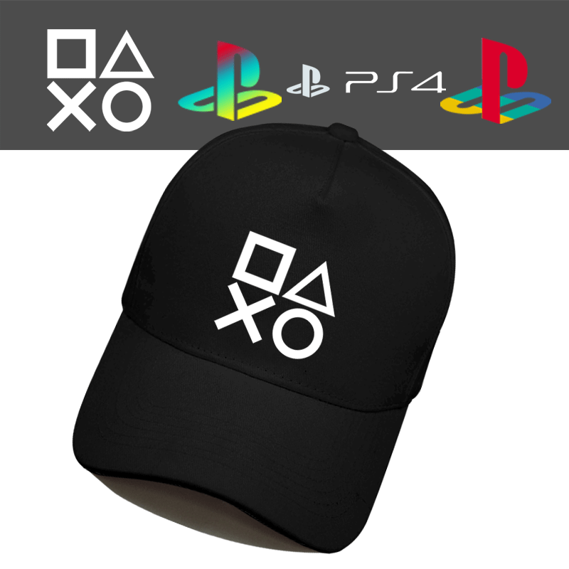 playstation索尼PS游戏机ps4经典周边男女学生鸭舌帽子休闲棒球帽