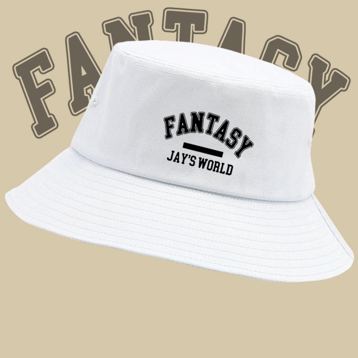 周杰伦jay范特西周边时尚潮留青少年休闲情侣男女定制盆帽渔夫帽