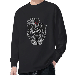 三浦建太郎漫画烙印勇士剑风传奇周边男女休闲定制打底长袖T恤衫