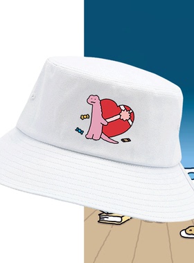 恶搞布拉吉奥可爱可定制盆帽渔夫帽冬卡通JOGUMAN韩国绿色小恐龙