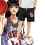 Sakuragi hoa bóng rổ phim hoạt hình slam dunk master nam thanh niên thời trang đường phố quần short nam quần năm quần bãi biển - Quần short quần nam ống rộng