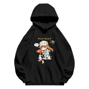 工作细胞白血球红血球血小板动漫周边上衣男女款外套衣服连帽卫衣